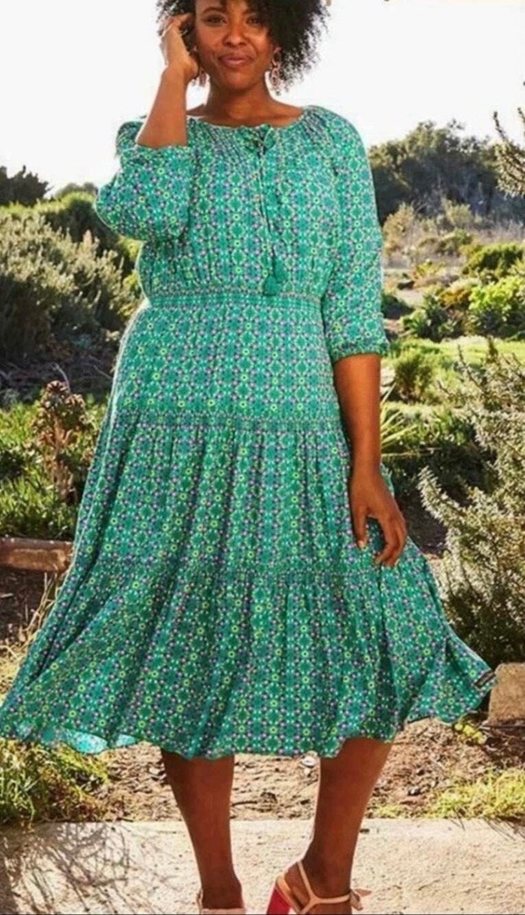 Matilda Jane Brilliant Daydream in Aqua Size Small